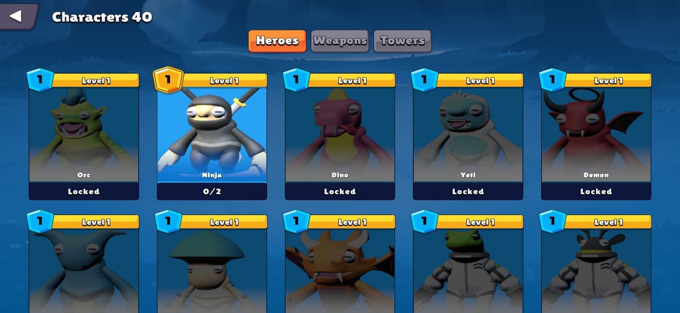 Collect Characters